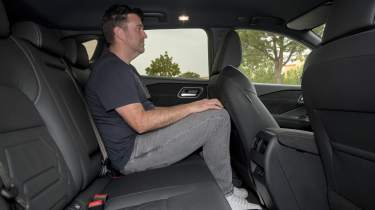 Steve Walker sitting in the Nissan Qashqai N-Design e-Power