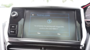 Peugeot 2008 - infotainment screen