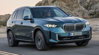 BMW X5 - front cornering