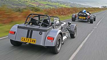 Ariel Atom vs Caterham Seven - rear