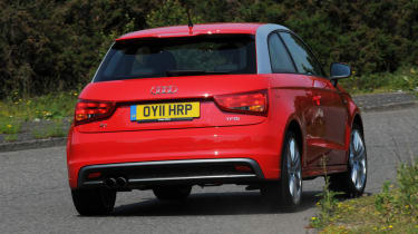 Audi A1 rear cornering