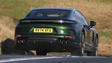 Porsche Panamera Turbo E-Hybrid - rear, cornering