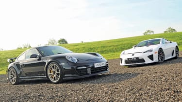 Lexus LFA vs. Porsche GT2 RS