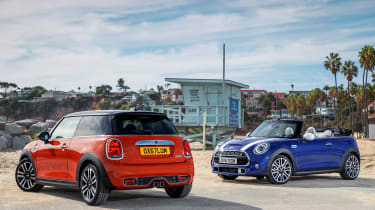 MINI hatch and MINI Convertible - side-by-side