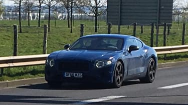 Bentley Continental GT spied - front