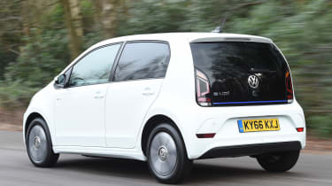 Volkswagen e-up! electric car 2017 - rear tracking