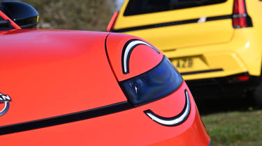 Nissan Micra headlight and Renault 5 tail light
