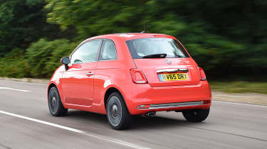 Fiat 500 - rear tracking