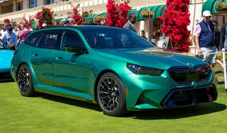 BMW M5 Touring on display at Monterey Car Week - front