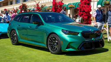 BMW M5 Touring on display at Monterey Car Week - front