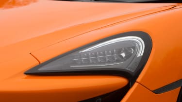 McLaren 570S first UK drive - head lights