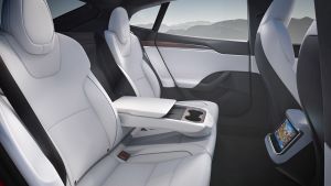 Tesla Model S facelift - rear seats