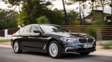 New BMW 5 Series - front tracking