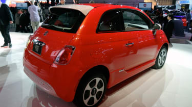 Fiat 500e rear