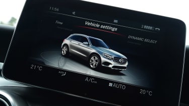 Mercedes GLC long-term fourth report - infotainment screen