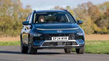 Hyundai Bayon - front cornering