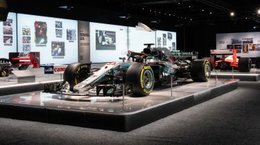 Mercedes W09 on display at London F1 Exhibition