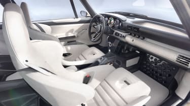 Porsche 911 reimagined by Singer - DLS Turbo (Moet Blanc) - interior