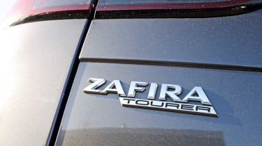 Vauxhall Zafira Tourer Elite badge