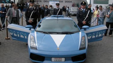 The Italian Police were also lucky enough to get a Gallardo on its fleet