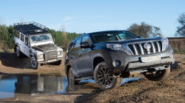 Land Rover Defender vs Toyota Land Cruiser - header