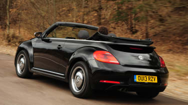 VW Beetle Cabriolet 50s rear tracking