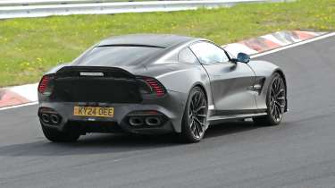 Aston Martin Vanquish S (camouflaged) - rear cornering
