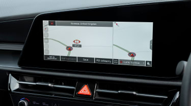Kia Niro EV - infotainment screen displaying navigation