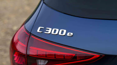 Mercedes C-Class Estate - &#039;C 300 e&#039; badge detail