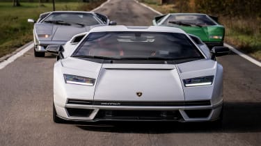 Lamborghini Countach - group front
