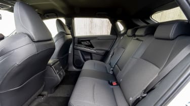 Toyota bZ4X vs Volkswagen ID.4 vs Hyundai Ioniq 5: Toyota bZ4X rear seats