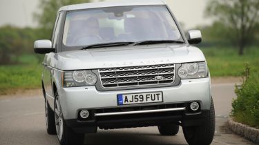 Range Rover front cornering