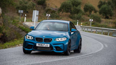 New BMW M2 Coupe UK - front cornering 2