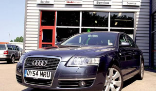 Front view of Audi A6