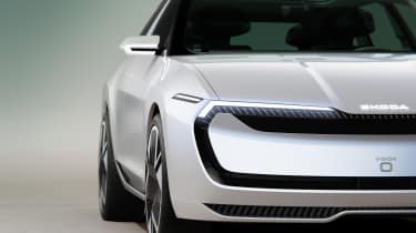 Skoda Vision O - front light