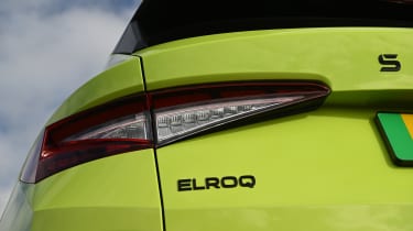 New Skoda Elroq vRS UK - rear lights 