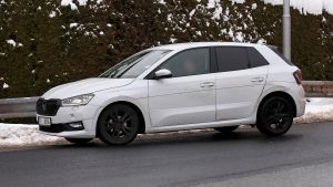 Skoda Fabia - side spy