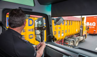 Police spy lorries