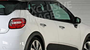 New Citroen C3 hatchback exclusive render - rear detail