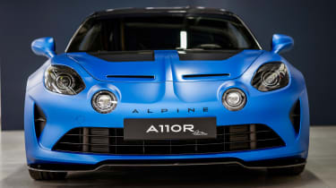 Alpine A110 R Fernando Alonso - full front