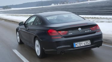 BMW 640d xDrive Coupe rear tracking