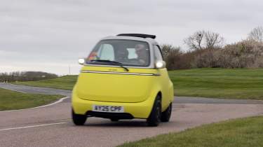 Microlino - front cornering