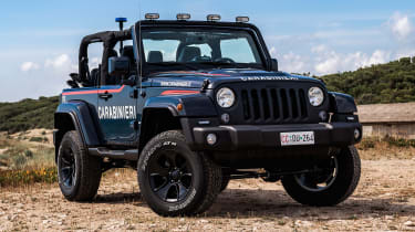 Jeep Wrangler police car
