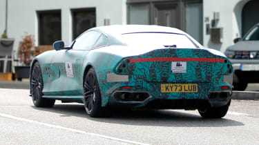 Aston Martin DBS replacement (camouflaged) - rear