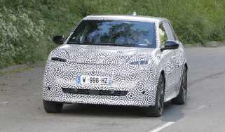 Nissan Micra test car (camouflaged) - front