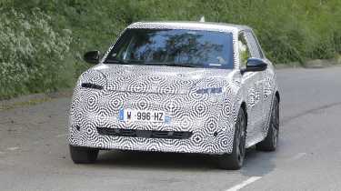 Nissan Micra test car (camouflaged) - front