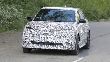 Nissan Micra test car (camouflaged) - front
