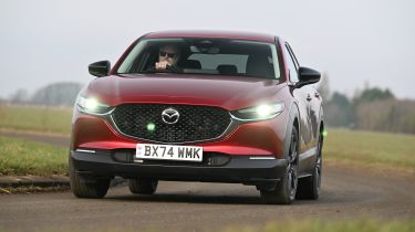 Mazda CX30 - front cornering