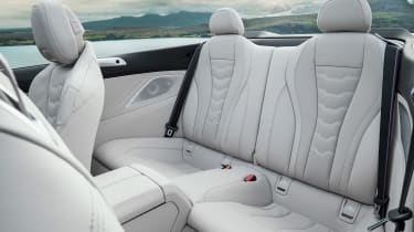 BMW 8 Series Convertible - rear seats