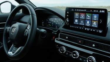 Honda Civic facelift - dashboard